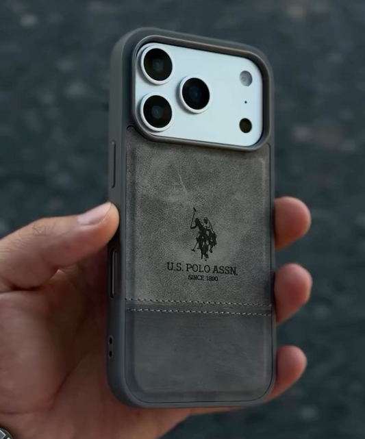 Suede Leather Polo Case