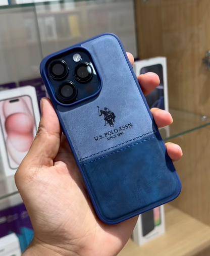 Suede Leather Polo Case