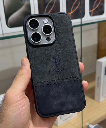 Suede Leather Polo Case