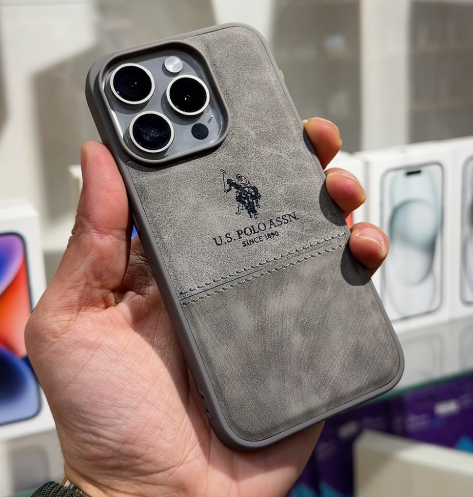 Suede Leather Polo Case