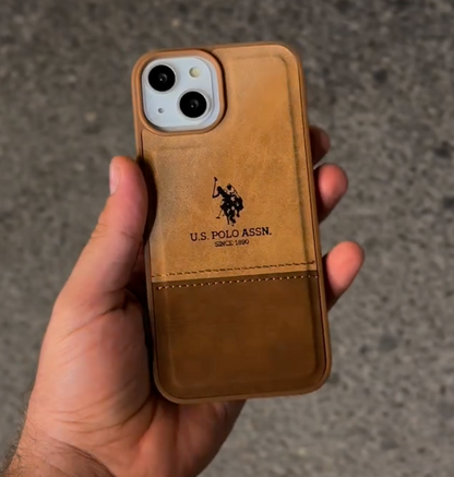 Suede Leather Polo Case
