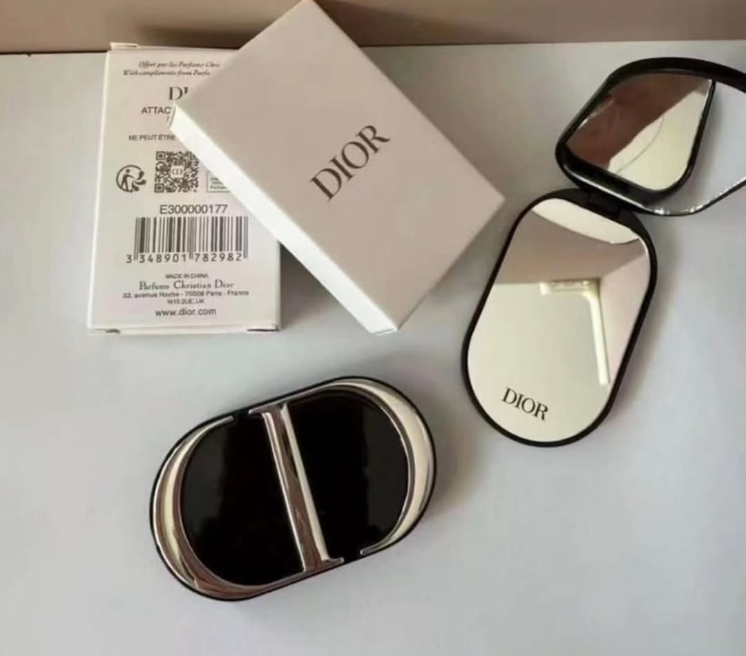 DI*R Beauty Phone Ring Holder – Dual Mirror (With Bag)