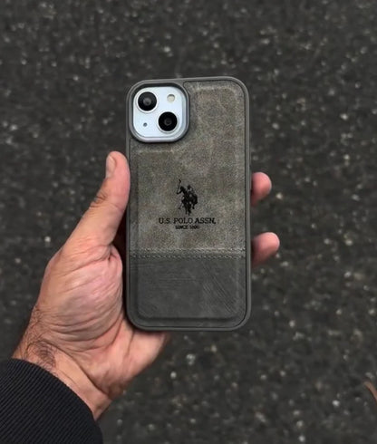 Suede Leather Polo Case