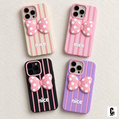Four Bow Nice Soft iPhone case colors