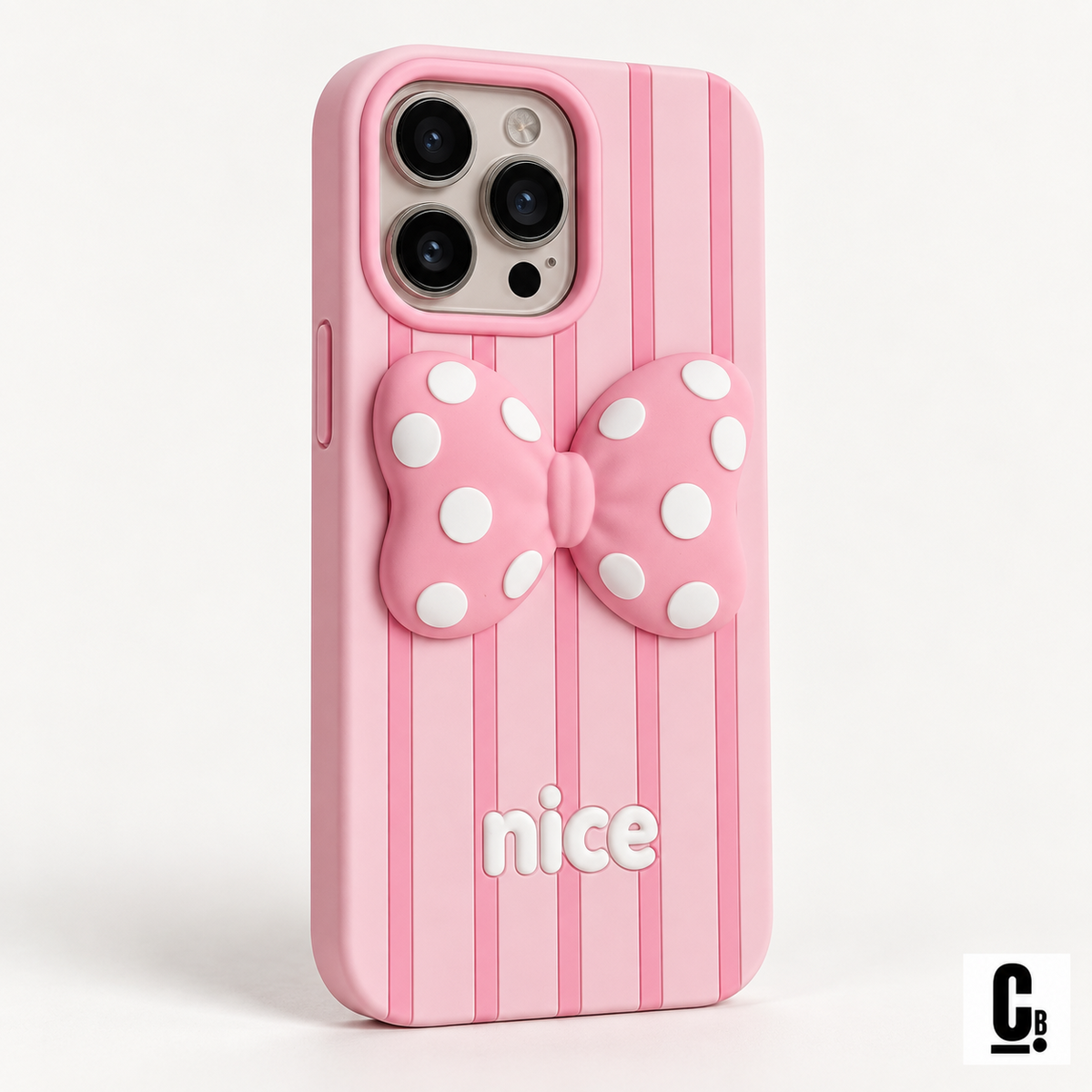 Pink Bow Nice Soft iPhone case