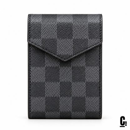 Checkmate Wallet – Graphite – front studio view