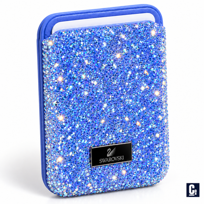 Aurora Crystal MagSafe Wallet — Blue | CB Studio | color=blue | view=detail
