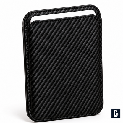 Carbon Weave MagSafe Wallet — Black | CB Studio | color=black | view=detail