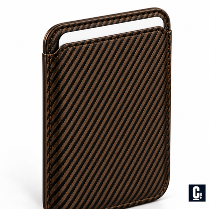 Carbon Weave MagSafe Wallet — Bronze | CB Studio | color=bronze | view=detail