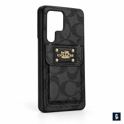 Crest Plaque Case — Black | CB Studio | color=black | view=angle
