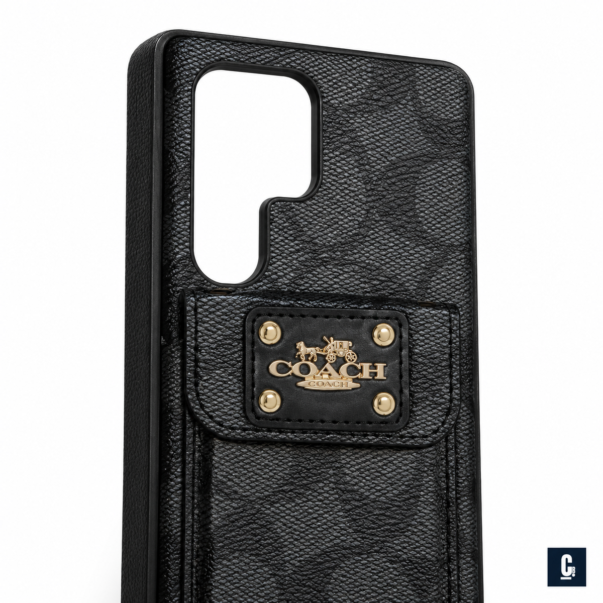 Crest Plaque Case — Black | CB Studio | color=black | view=detail