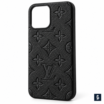 Embossed Monogram Case — Black | CB Studio | color=black | view=detail