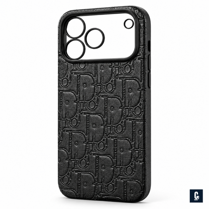 Embossed Oblique Case — Black | CB Studio | color=black | view=detail