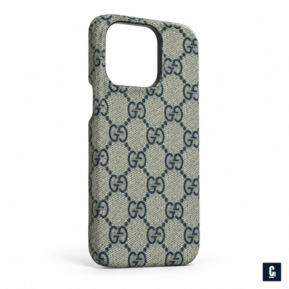 Interlock Canvas Case — Green Grey | CB Studio | color=green-grey | view=angle