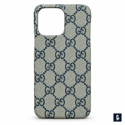 Interlock Canvas Case — Green Grey | CB Studio | color=green-grey | view=front