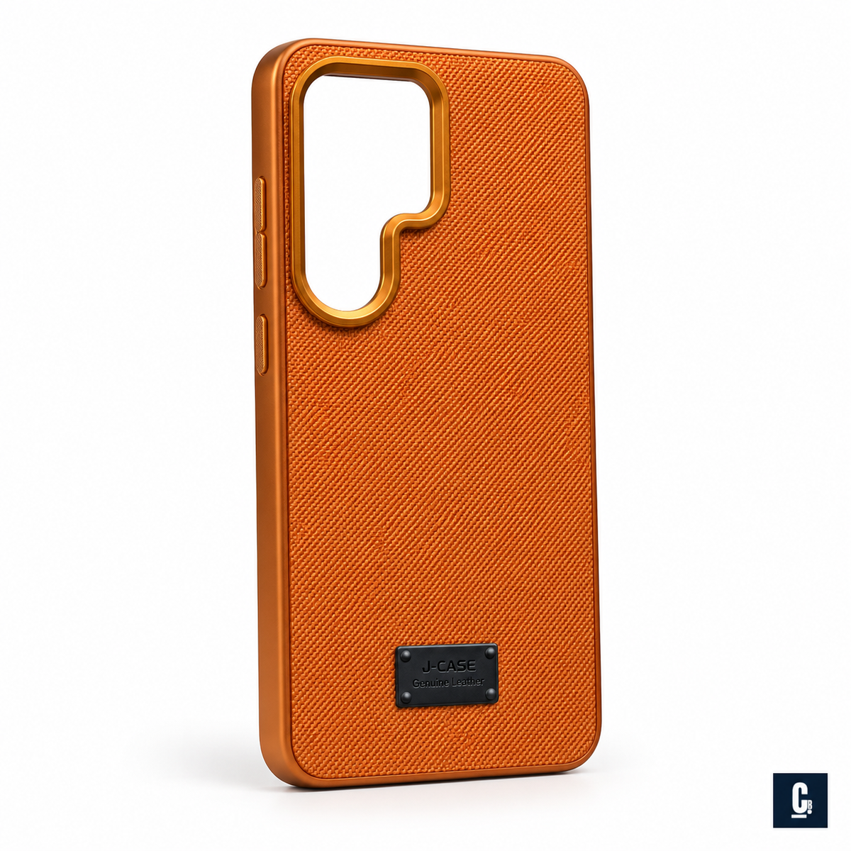 J-Case Matrix Texture Case — Orange | CB Studio | color=orange | view=angle