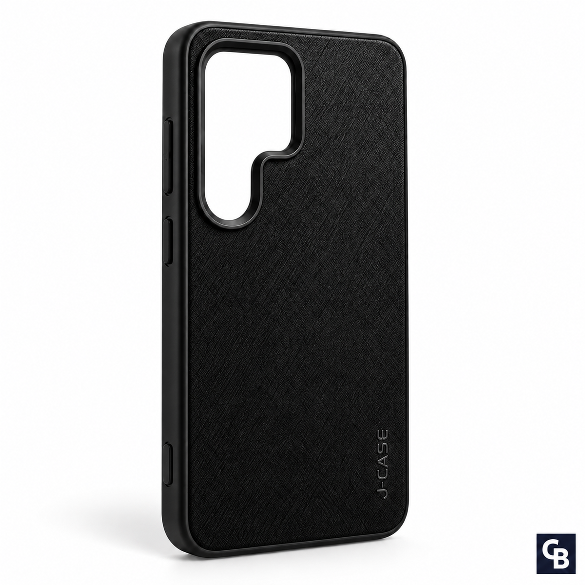 J-Case Signature Texture Case — Black | CB Studio | color=black | view=angle