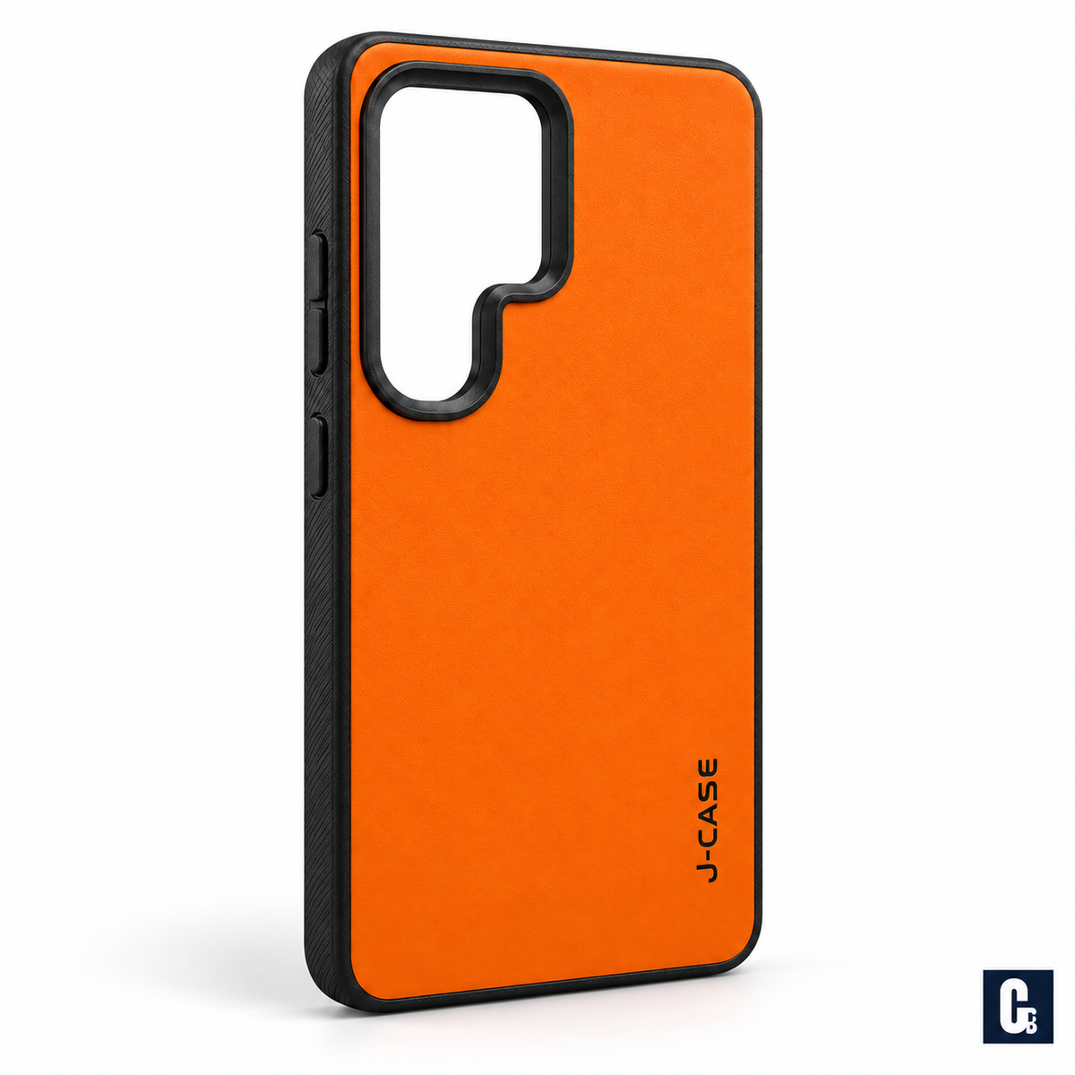 J-Case Signature Texture Case — Orange | CB Studio | color=orange | view=angle