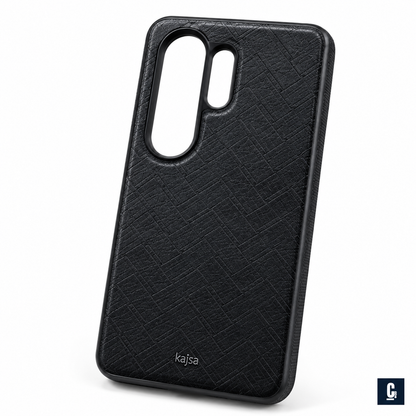 Kajsa Crosshatch Texture Case — Black | CB Studio | color=black | view=detail