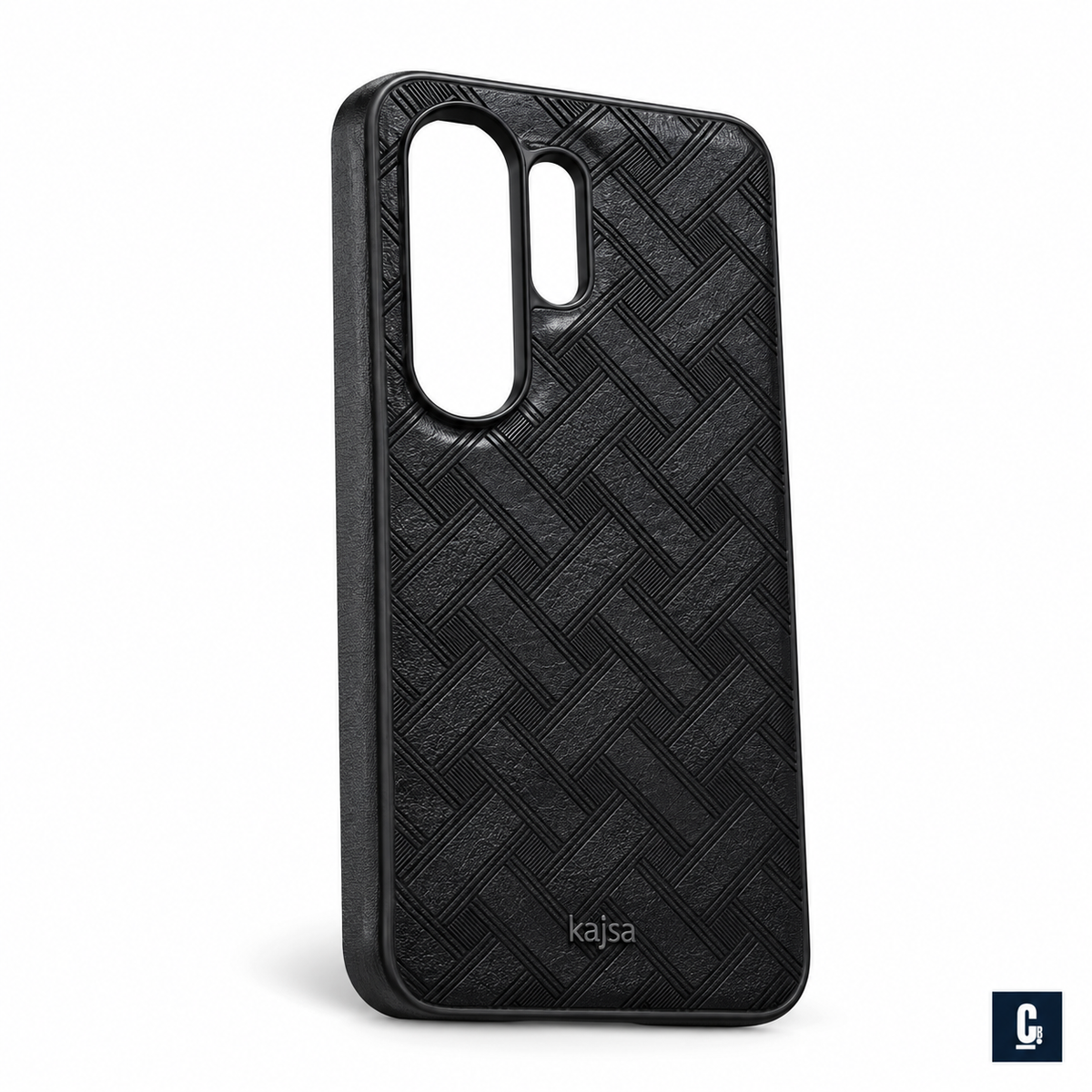 Kajsa Geo Weave Case — Black | CB Studio | color=black | view=angle