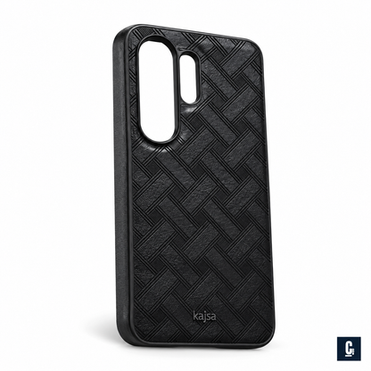 Kajsa Geo Weave Case — Black | CB Studio | color=black | view=angle