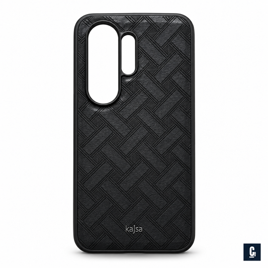 Kajsa Geo Weave Case — Black | CB Studio | color=black | view=front