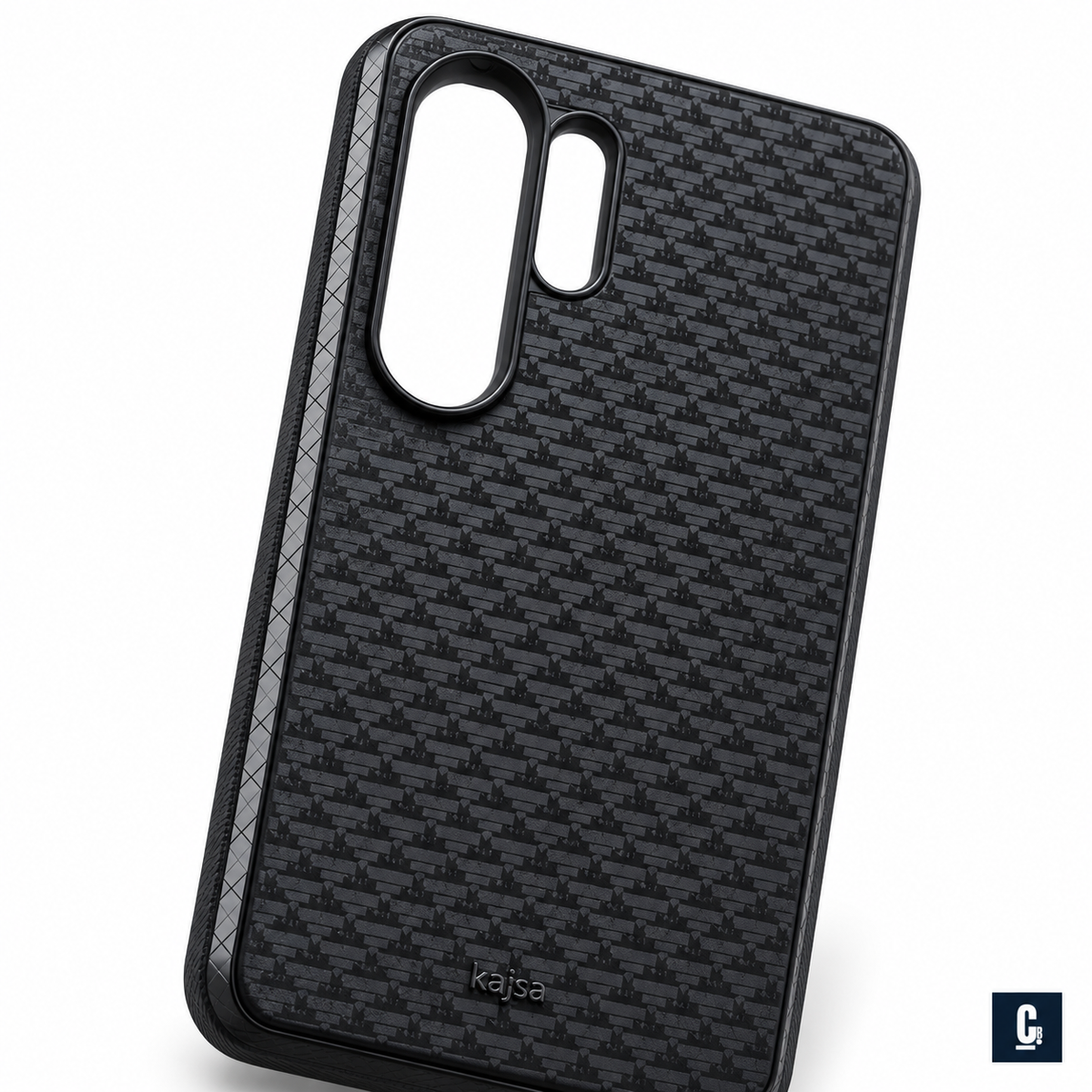 Kajsa Houndstooth Case — Black | CB Studio | color=black | view=detail