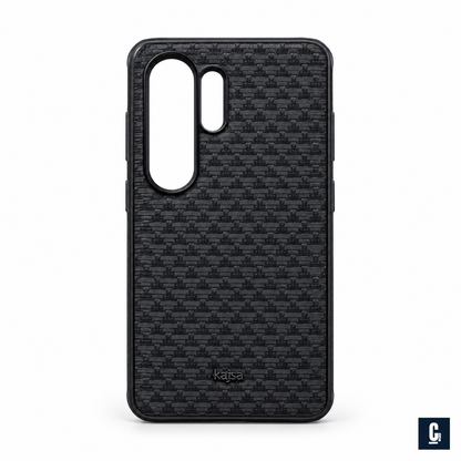 Kajsa Houndstooth Case — Black | CB Studio | color=black | view=front