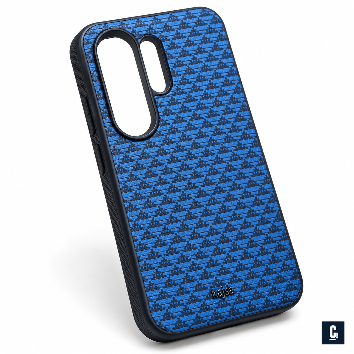 Kajsa Houndstooth Case — Blue | CB Studio | color=blue | view=detail