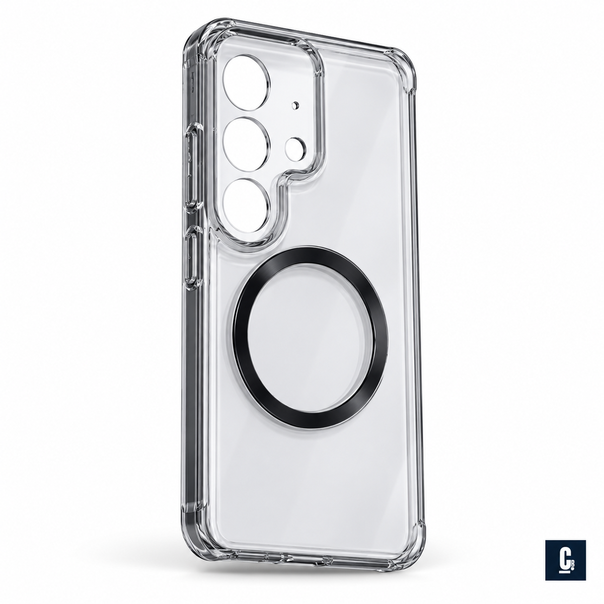 KZDOO IceGuard Magnetic Case — Clear Black | CB Studio | color=clear-black | view=angle