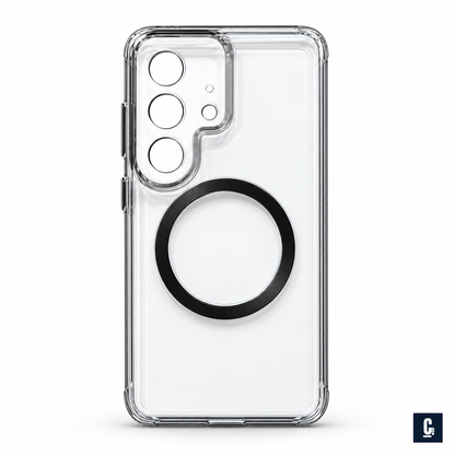 KZDOO IceGuard Magnetic Case — Clear Black | CB Studio | color=clear-black | view=front