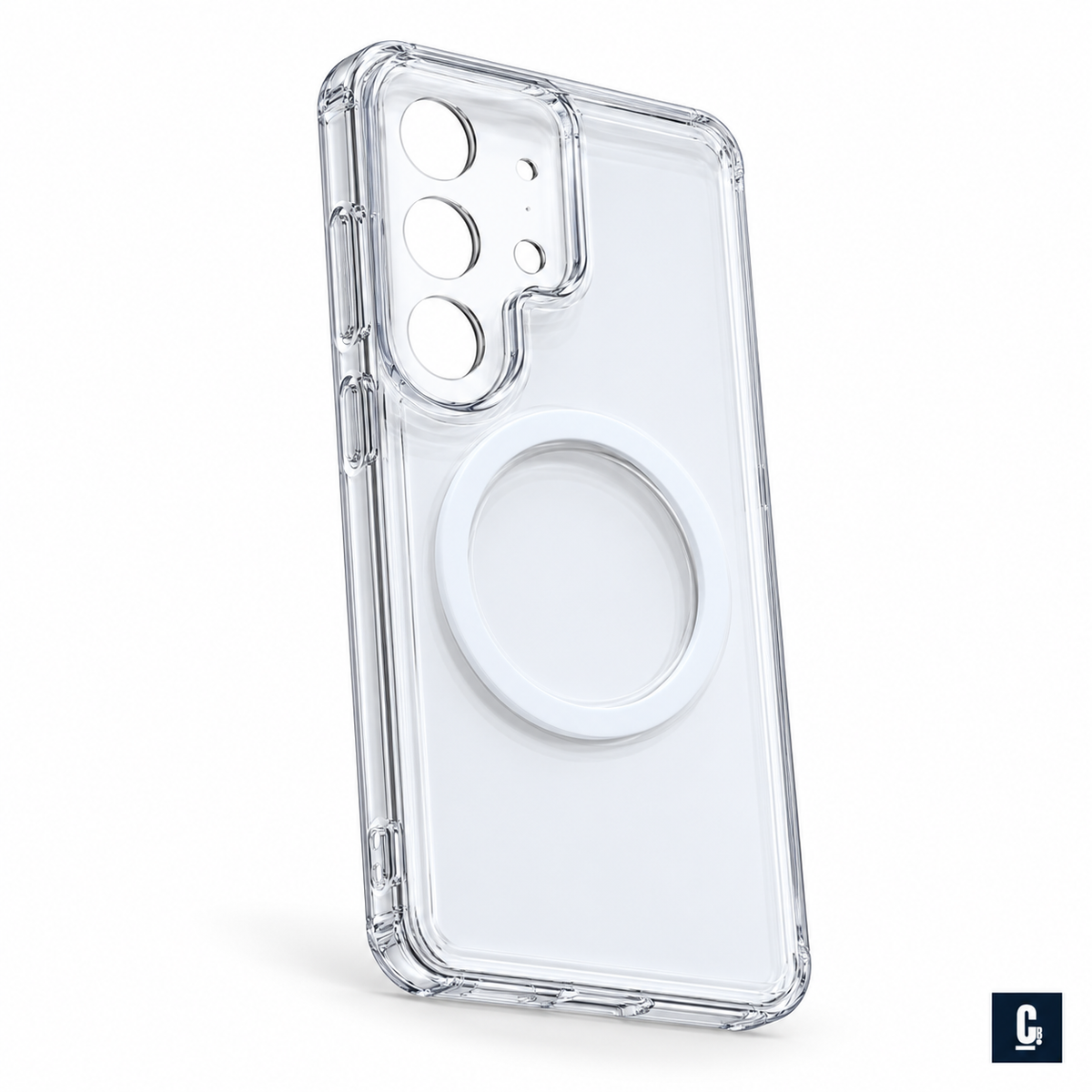 KZDOO IceGuard Magnetic Case — Clear White | CB Studio | color=clear-white | view=angle