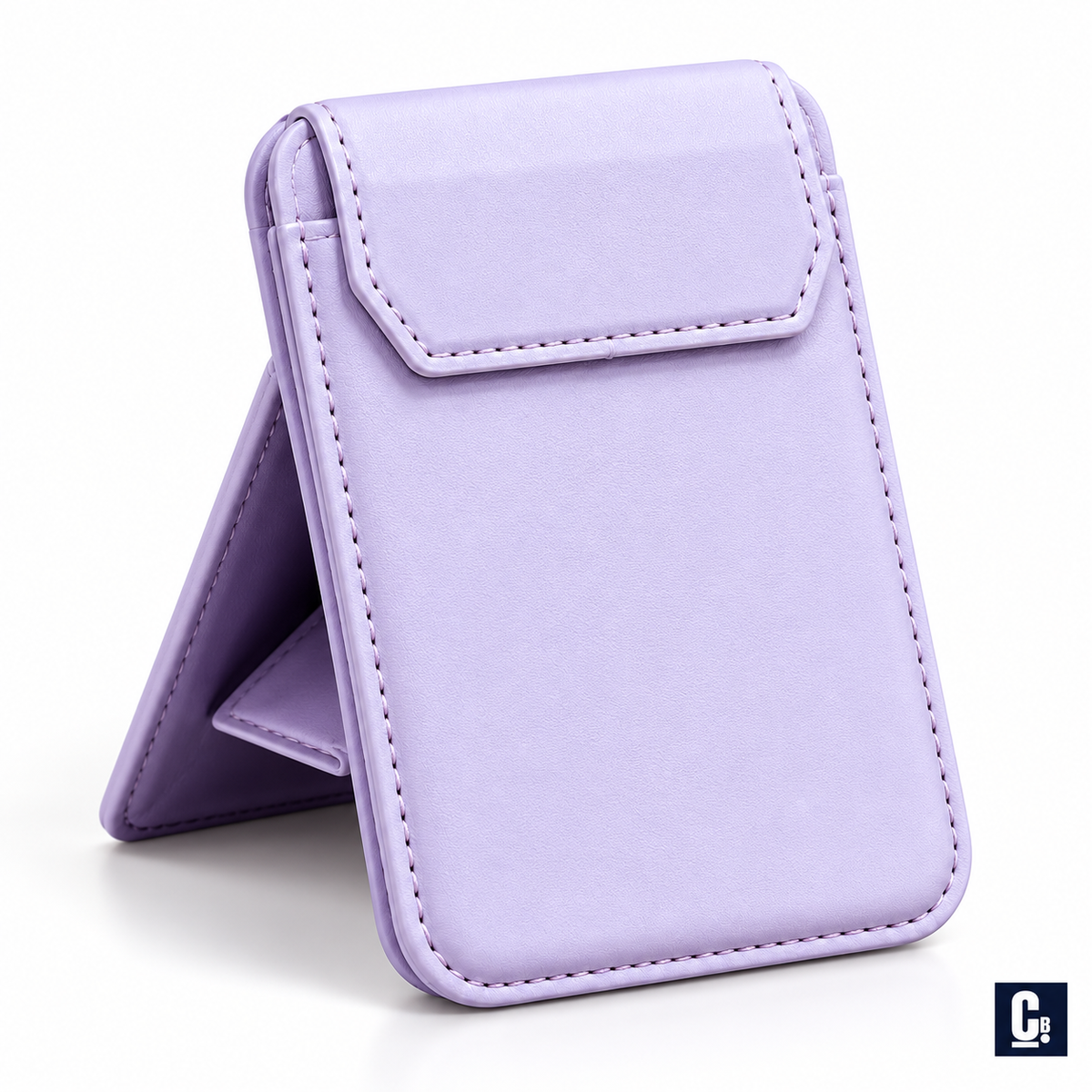 Pivot Stand MagSafe Wallet — Lilac | CB Studio | color=lilac | view=detail