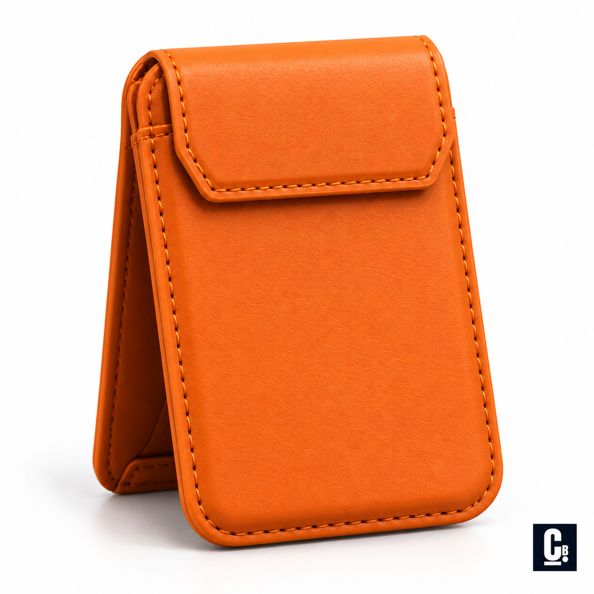 Pivot Stand MagSafe Wallet — Orange | CB Studio | color=orange | view=detail
