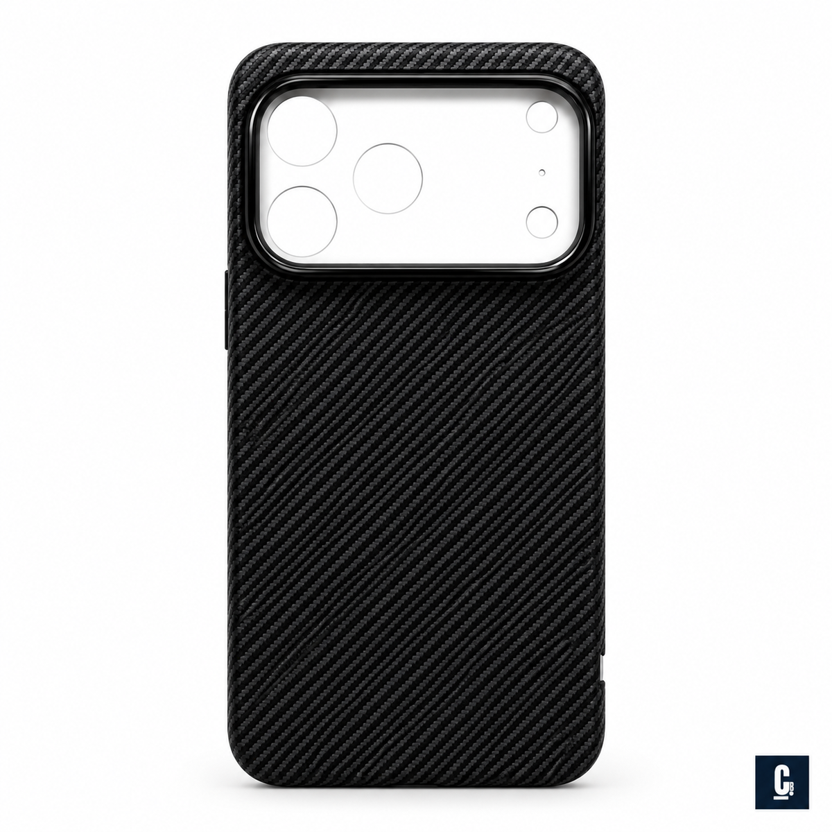Woven Spectrum Case — Midnight Black | CB Studio | color=midnight-black | view=front