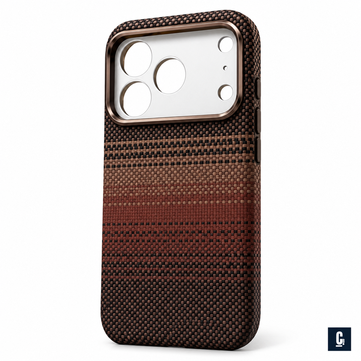 Woven Spectrum Case — Mocha Ombre | CB Studio | color=mocha-ombre | view=detail