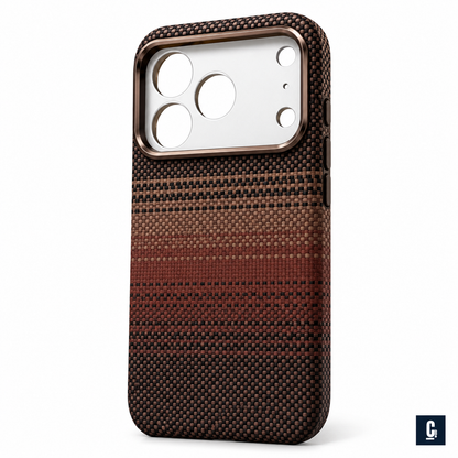 Woven Spectrum Case — Mocha Ombre | CB Studio | color=mocha-ombre | view=detail