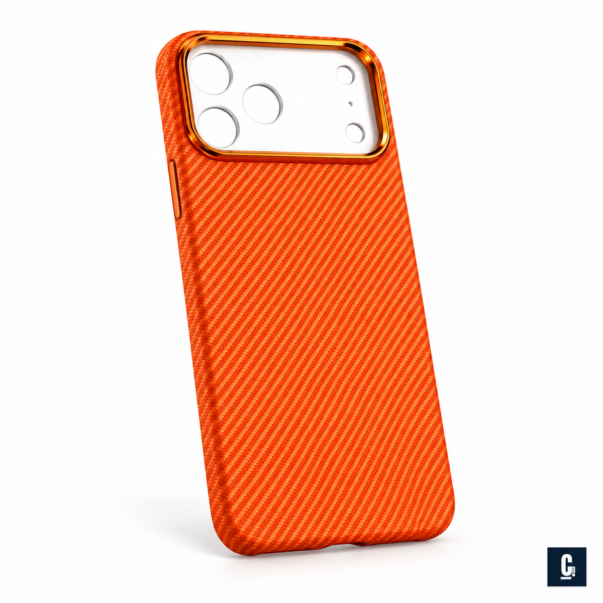 Woven Spectrum Case — Orange | CB Studio | color=orange | view=angle