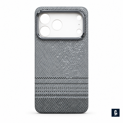Woven Spectrum Case — Silver Grey | CB Studio | color=silver-grey | view=front