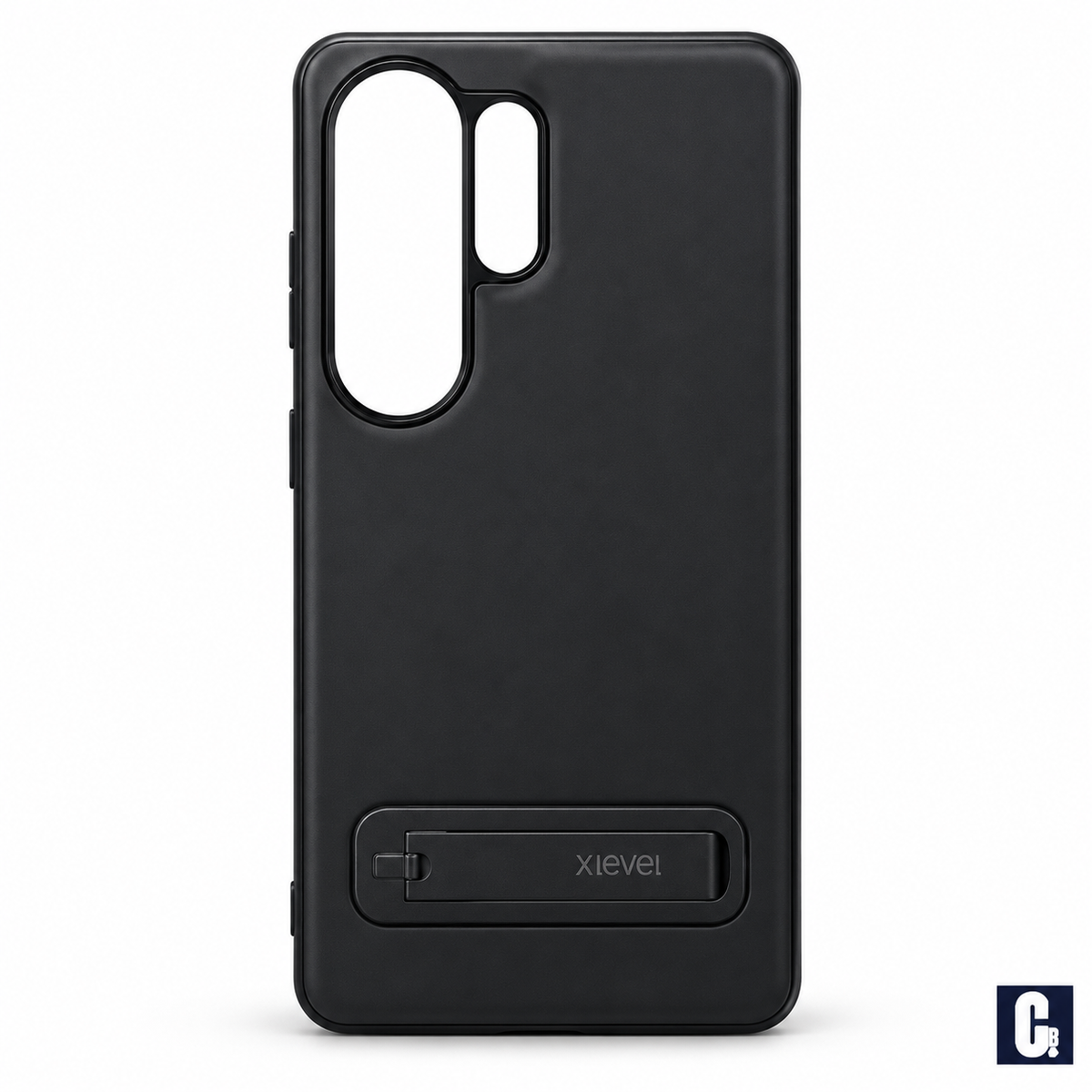 XLevel Pure Ease Stand Case — Black | CB Studio | color=black | view=front