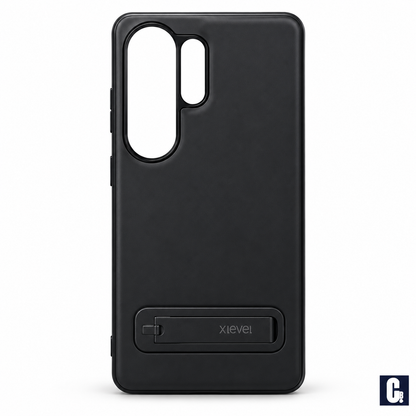 XLevel Pure Ease Stand Case — Black | CB Studio | color=black | view=front