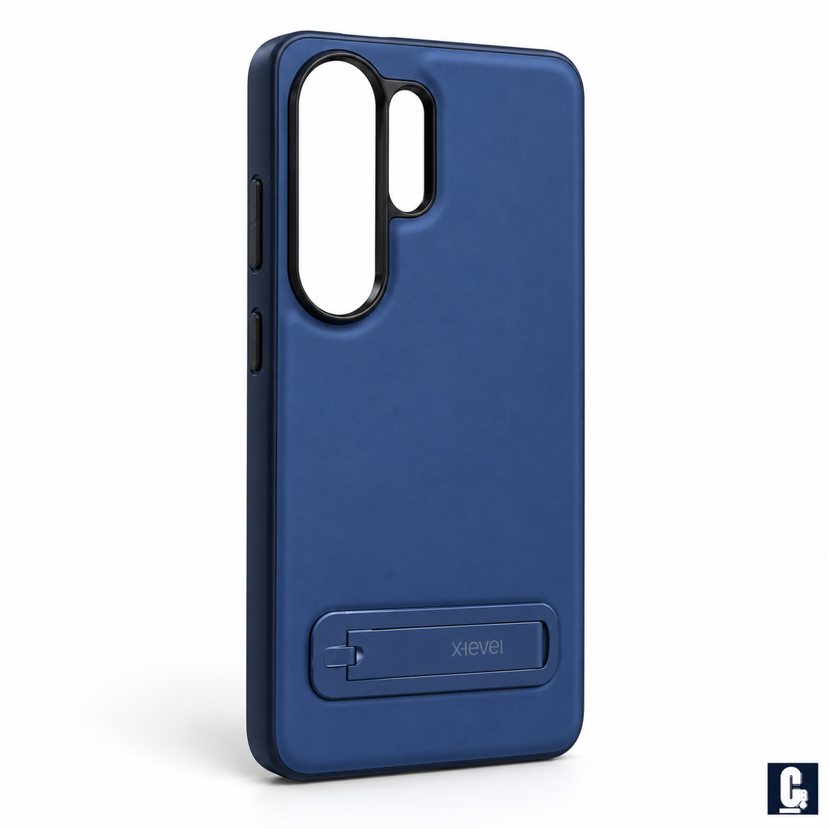 XLevel Pure Ease Stand Case — Blue | CB Studio | color=blue | view=angle