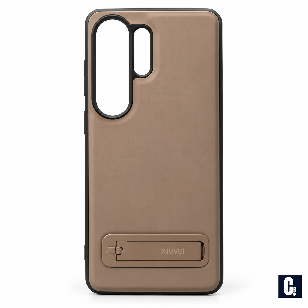 XLevel Pure Ease Stand Case — Brown | CB Studio | color=brown | view=front