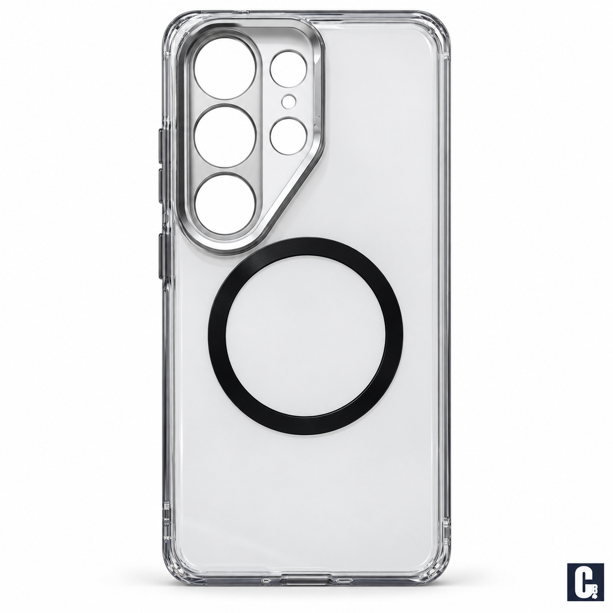 iPefet Clear Magnetic Case — Clear Black | CB Studio | color=clear-black | view=front