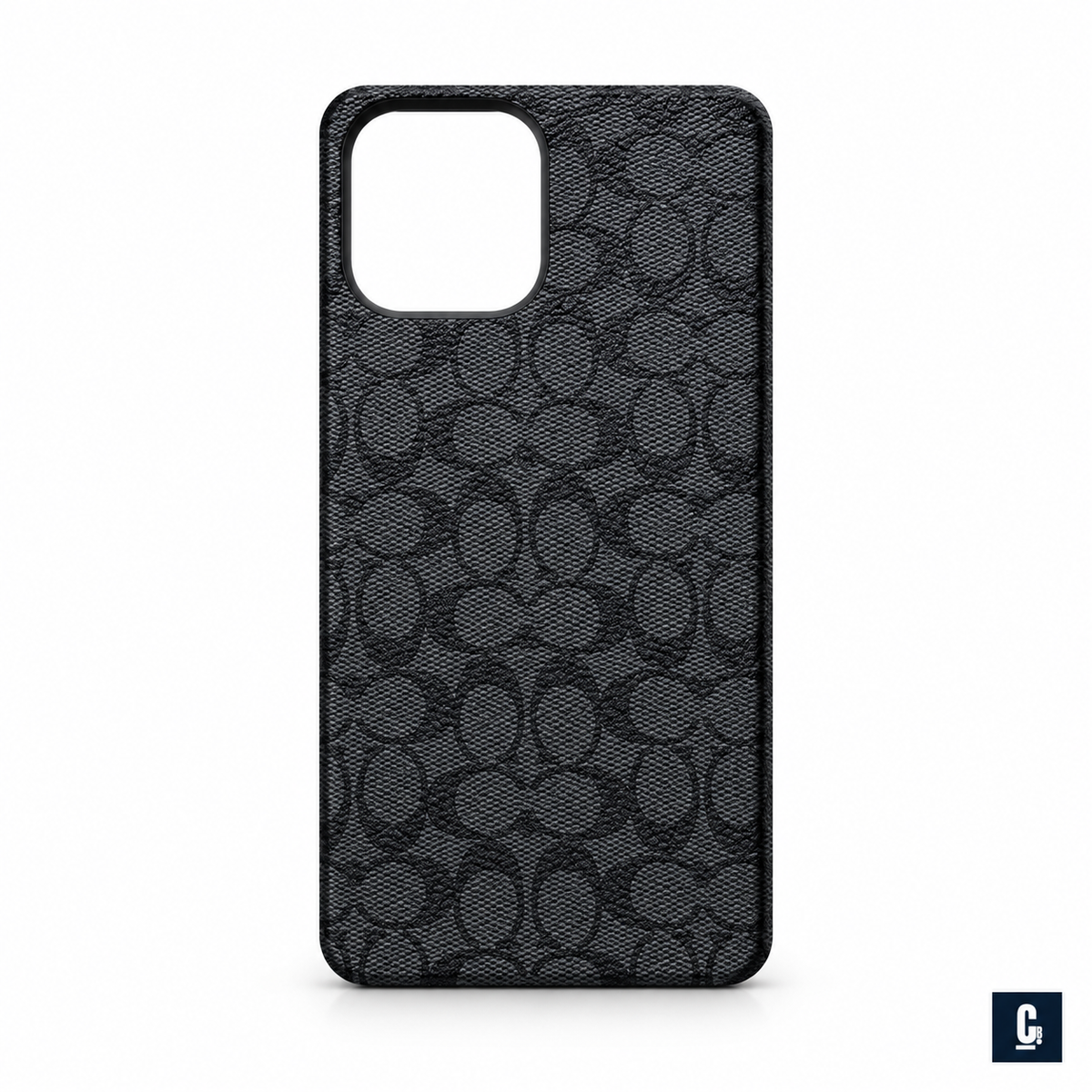 Signature Loop Canvas Case — Black | CB Studio | color=black | view=front
