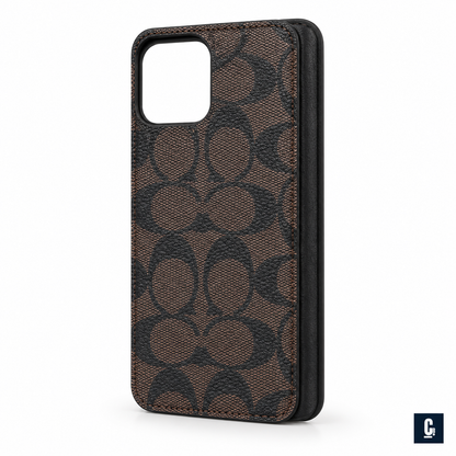 Signature Loop Canvas Case — Brown | CB Studio | color=brown | view=angle