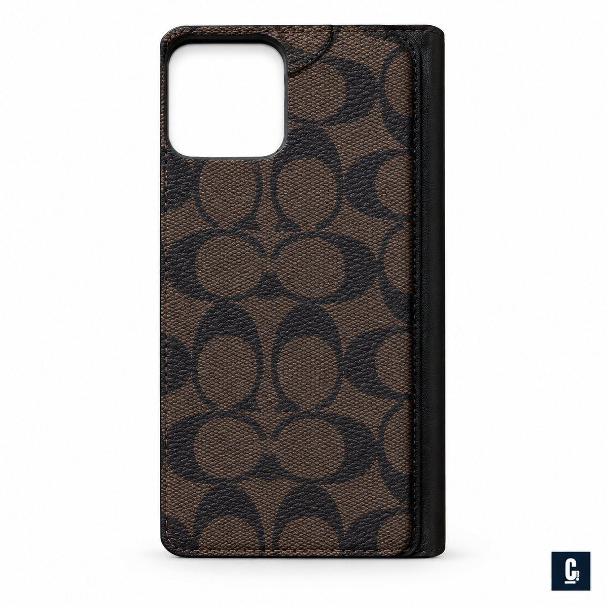 Signature Loop Canvas Case — Brown | CB Studio | color=brown | view=front