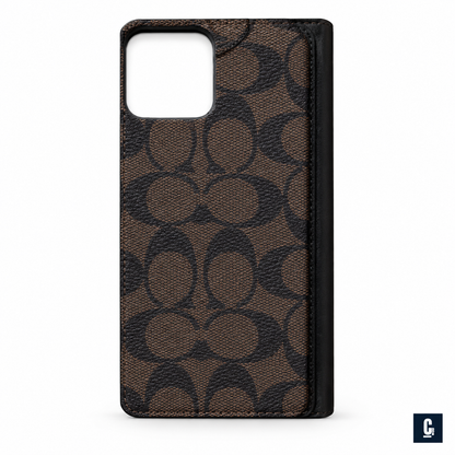 Signature Loop Canvas Case — Brown | CB Studio | color=brown | view=front